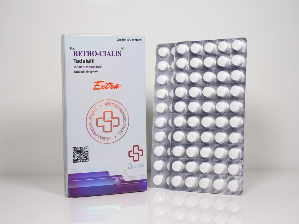 Beligas Retho-Cialis US 100 tabs (5 mg/tab) – Tadalafil Citrate