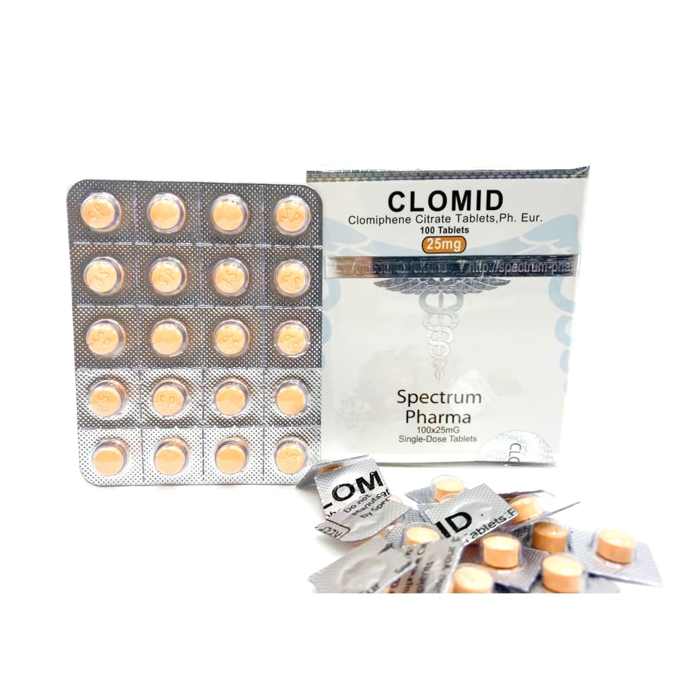 Buy Clomid 25mg Spectrum Pharma