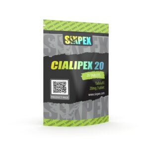 SixPex Cialipex 20 (Cialis) – 20 mg Tadalafil Citrate Tablets