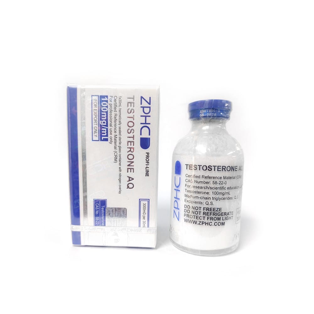 Testosterone AQ 100mg/ml – ZPHC (30ml Vial)